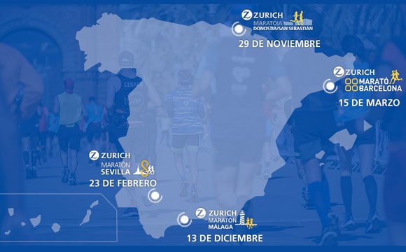 Zurich Maratón- mapa