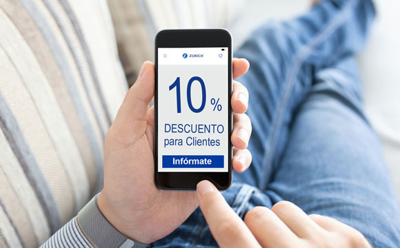 Descuento clientes seguros de coche Zurich