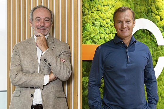 Vicente Cancio, CEO Zurich España, y Meinrad Spenger, CEO de MasOrange