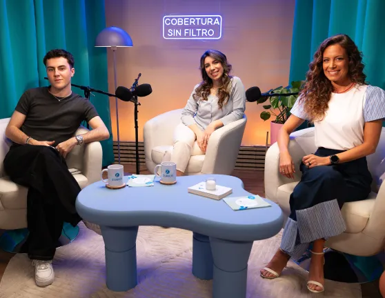 Oscar Font, Alicia González y Laura Madrueño en Cobertura sin filtro