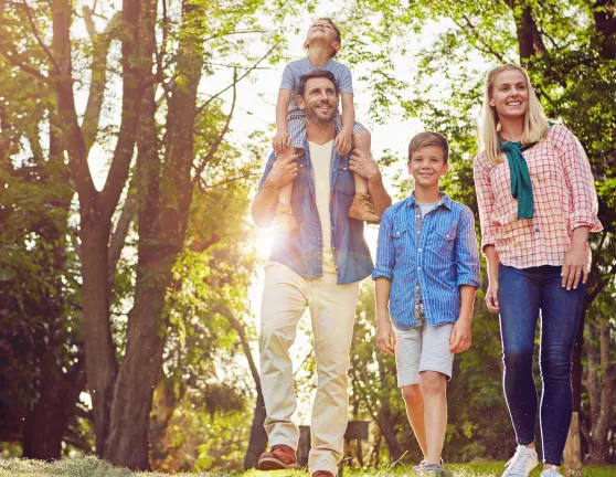 Familia de excursión