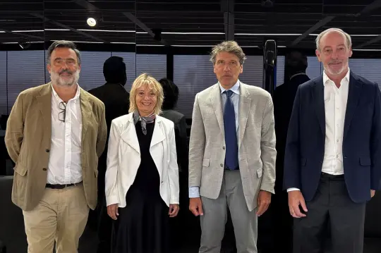 Chema Vera, Cristina Molina, Celso Arango y Vicente Cancio