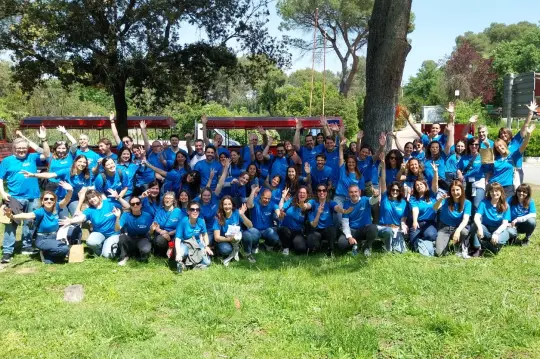 Grupo de voluntarios de Zurich Seguros en la Semana Social