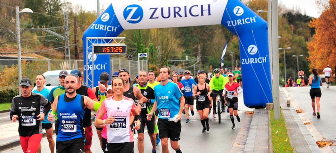 Influencia escanear Hacia Zurich Seguros ofrece dorsales gratis para el Zurich Maratón San Sebastián  y el Zurich Maratón Málaga