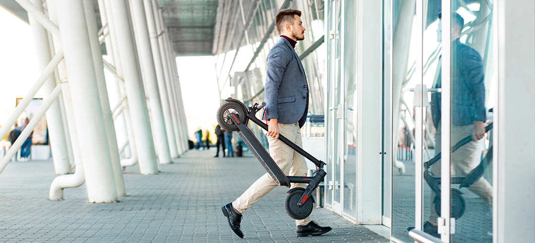 viajar con patinete
