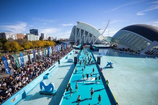 vista de la maratón de Valencia