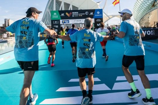 participantes de la maratón de Valencia