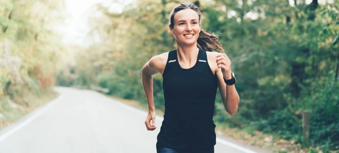 Mujer entrenando