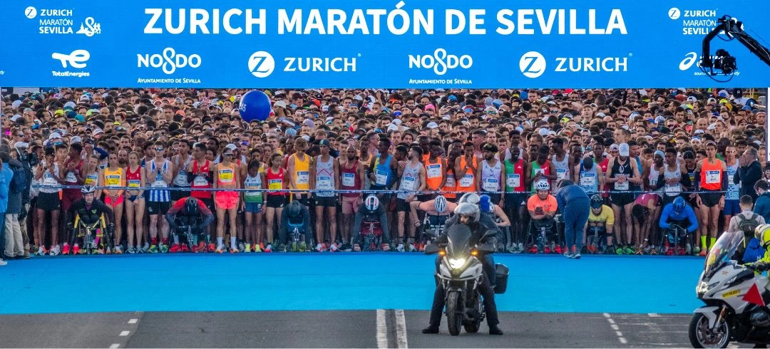 Salida de una maratón